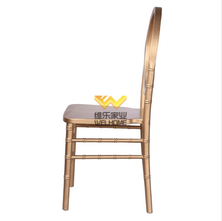 Golden wooden comfortable phoenix chair for event/wedding